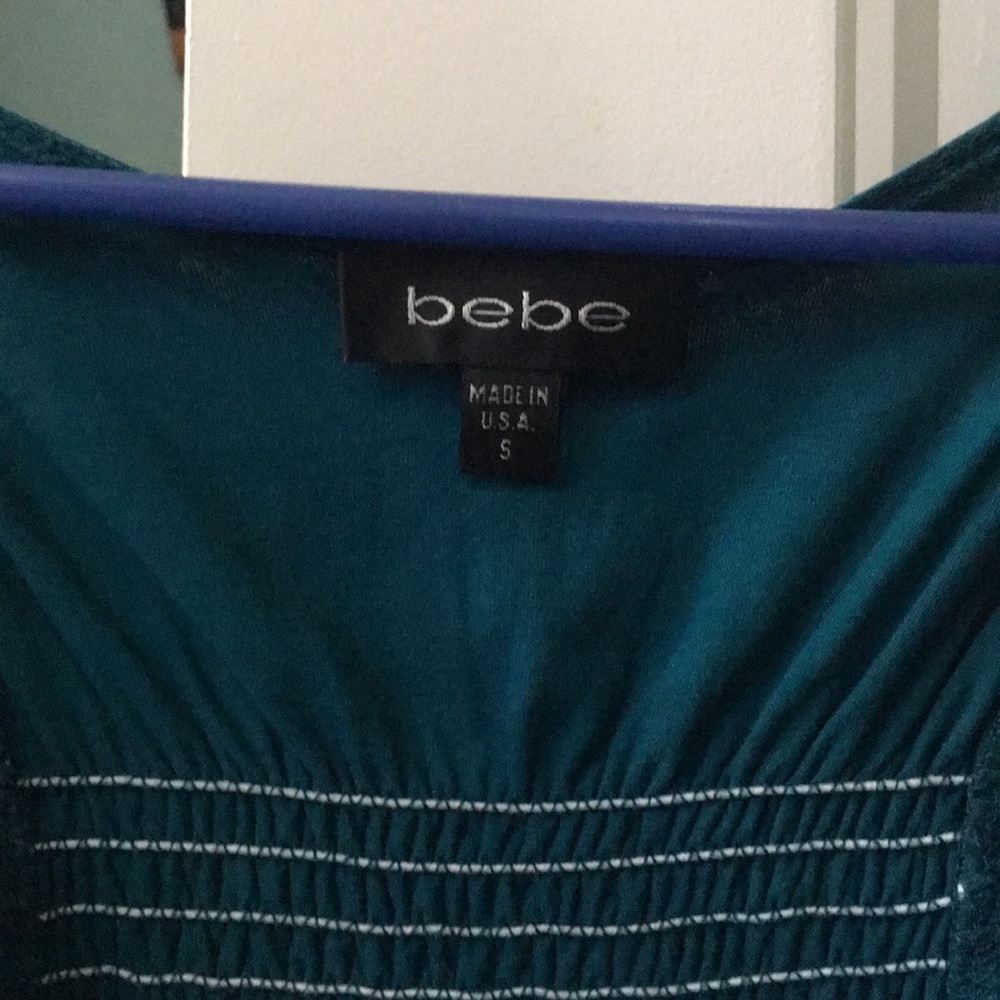 Turquoise Bebe Top - Picture 2 of 5